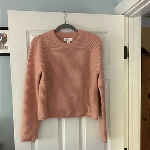 Velvet by Graham & Spencer Pink Crew Neck Sweater